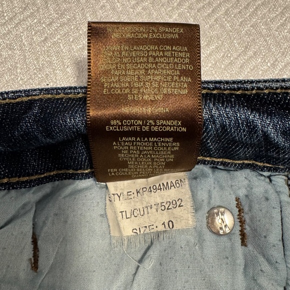 Kut From The Kloth Straight Leg Mid-rise Ankle Jean, Women's Size 10 - Picture 12 of 12